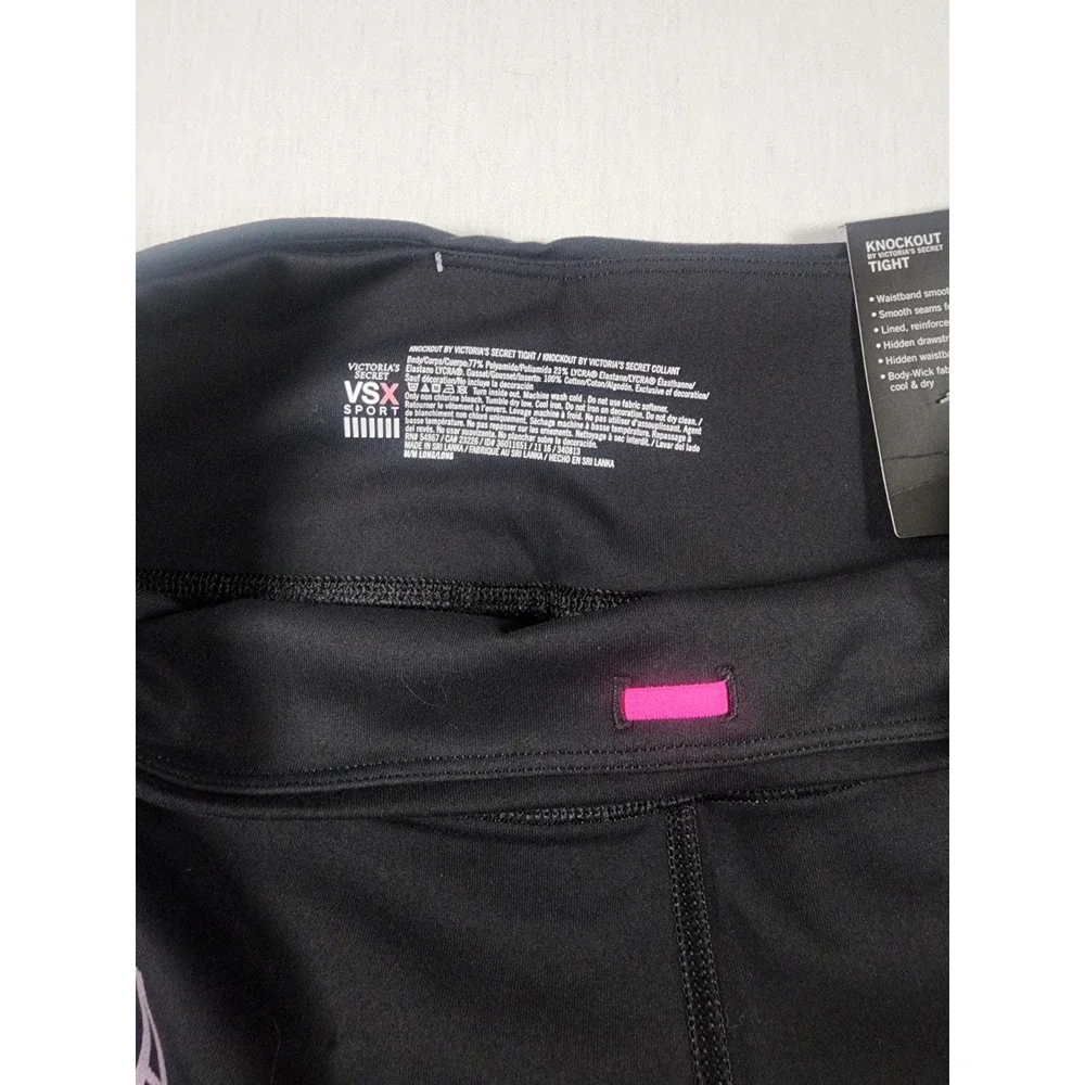 Victoria Secret Sport Knockout Tight M LONG Legging Reflective Rainbow Pride NWT